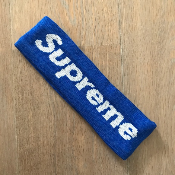 white supreme headband